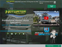 Tablet Screenshot of hotwatermaintenance.com.au
